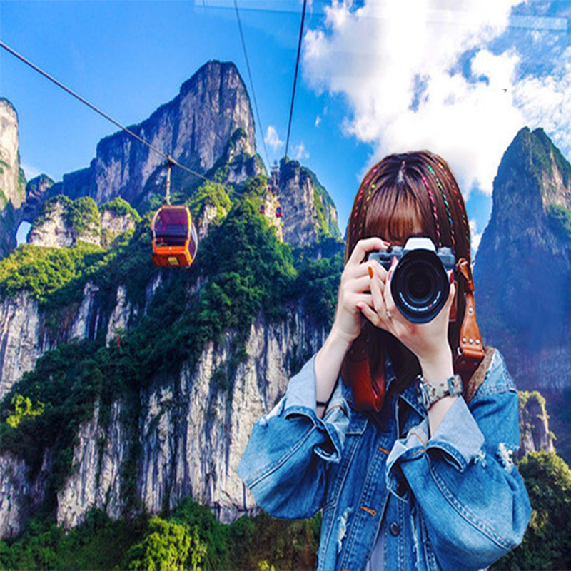 6人团VIP通道住山顶观日出张家界森林公园大峡谷2天1晚跟团游