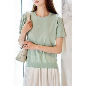 
Rongmei Breathe lightly! Slow life~ Silky texture/comfortable and skin-friendly short-sleeved pullover/long-sleeved cardigan