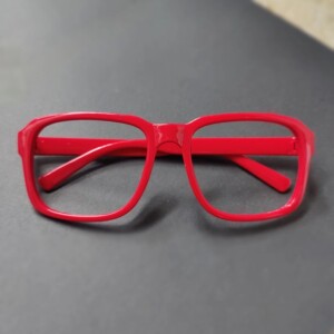 
Red, yellow, blue, purple and pink candy-colored generous lensless glasses frames. Glasses frames for men and women for taking photos and stage styling.