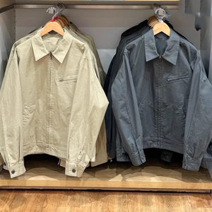 475681/476942 Spring new products men's and women's retro denim jacket Detroit retro jacket
