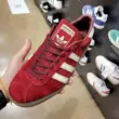 Adidas Giày thể thao cổ thấp Adidas BERMUDA cổ điển màu đỏ cổ điển dành cho nam và nữ IE7426 giày thể thao puma Giày thấp