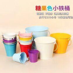 Kindergarten Performance Bucket, Children's Day Laundry Song Dance Props, Performance Small Iron Bucket, Labor, Farming, Water Bucket, Large Size