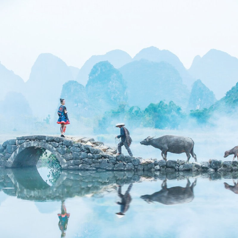 广西桂林+南宁+6天5晚纯玩旅游+阳朔/漓江/德天/巴马长寿之乡跟团