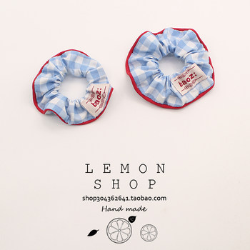 Blue plaid large intestine launching a circle internet celebrity 2023