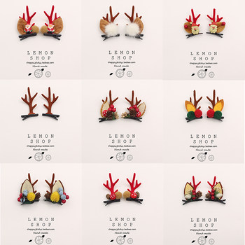 Headgear, hair accessories, Christmas clip hairband