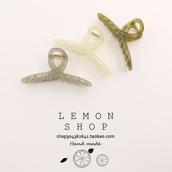 Large grabbing clip, shark clip on the back of the head, high-end hair clip