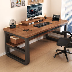 Solid Wood Computer Desk, Bedroom Home Desktop Office Desk, Workbench, Gaming Desk, Simple Student Desk, Study Table