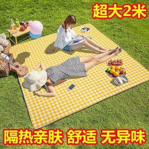Thickened spring outing mat Ultrasonic outdoor portable outdoor camping grass waterproof picnic cloth picnic mat moisture-proof mat