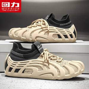 
Pull back men's shoes 2025 new summer fly knitted mesh breathable casual sports one-foot mesh shoes popular socks shoes