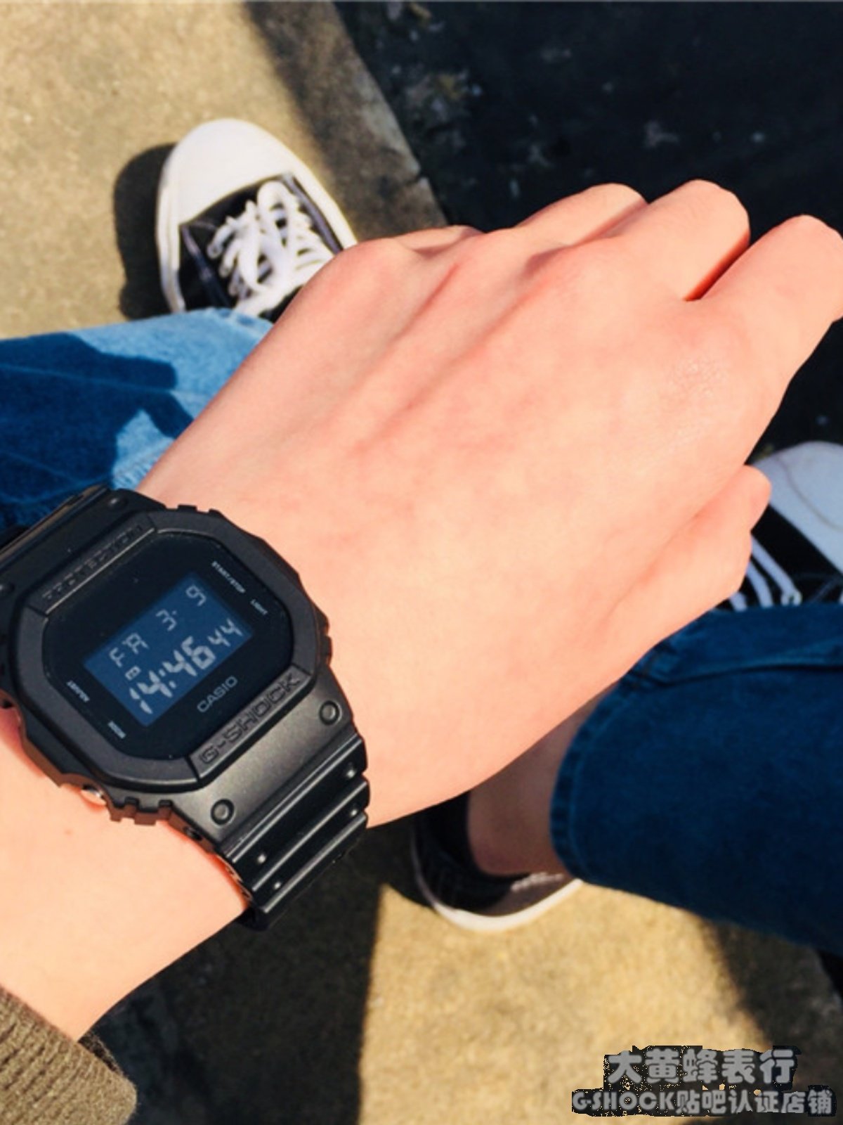 Tangan G G Shock Quadrato Solid Color Square Digital Watches Women