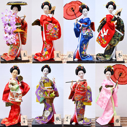 Japanese Restaurant Izakaya Hotel Supplies Japanese Dolls Kimono Dolls Wooden Dolls Geisha Figures Desktop Ornaments Decoration