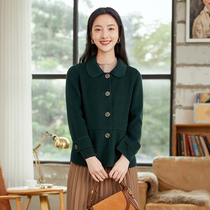 
Jonita Mama Women's 2026 Autumn and Winter Double-sided Woolen Coat Small Zero Cashmere Short Wool Jacket