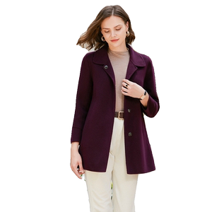 
Jonita Brand Mother Women's Clothing 2026 Autumn and Winter Wool Woolen Coat Middle-aged and Elderly Slim Zero Cashmere Jacket