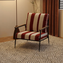 Living room retro home Italian style leisure chair