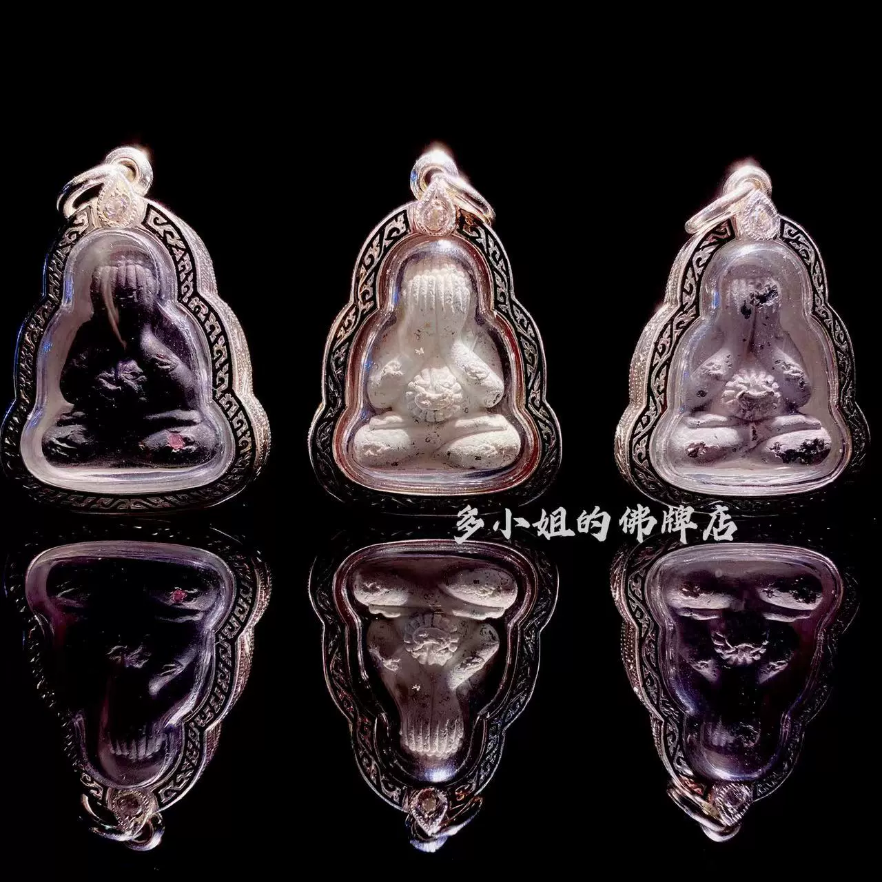 多小姐泰国佛牌真品龙婆乌冬萨掩面必打吊坠
