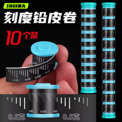 10 Pieces of Environmentally Friendly Graduated Lead Fishing Weights, Thickened Bulk Competition Lead Weights, Quick Lead Fishing Tackle Supplies for Fishing