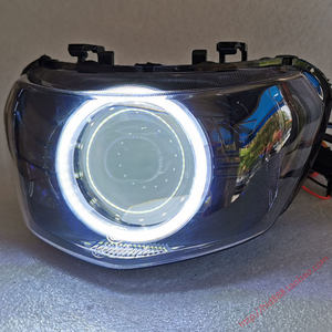 Suitable for Yamaha Qiao Ge Ge Gegi I125 modified 3 -inch sea 5 LED dual -light lens lamp assembly angel eye
