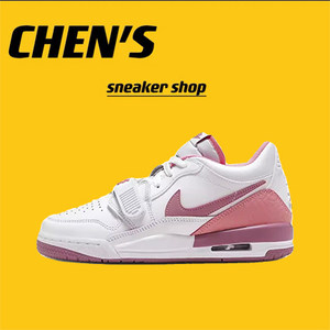 
Air Jordan AJ312 white pink strawberry bear women's retro low-top sports basketball shoes FN3407-161