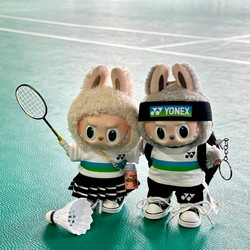labubu first, second and third generation badminton suit baby clothes