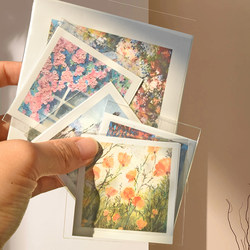 Painting Work Preservation Bag, Self-Adhesive Bag, Storage Bag, Dust-Proof, Moisture-Proof, Anti-Fouling, Document Page Plastic Sealing Bag, Square and Rectangular