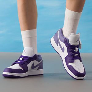 
Nike/Nike Air Jordan1 comfortable and wear-resistant low-top sports and leisure basketball shoes GS model 553560-551