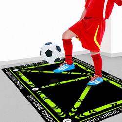 Football Footwork Training Non-Slip Mat, Sports Ball Control Pace Mat, Indoor Soundproofing Physical Fitness Floor Mat