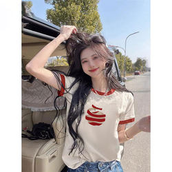 Pure Cotton Short-Sleeve T-Shirt for Women, 2026 New Style, This Year's Popular Hot Item, Summer Outfit, Unique Design