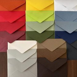 Can Print Logo, Colorful Red Avocado Green C6 Postcard, High-End Western-Style Set with Envelopes and Letter Paper