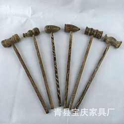 Wooden chicken wing wood fitness hammer press hammer meridian equipment sand board percussion hammer manufacturer