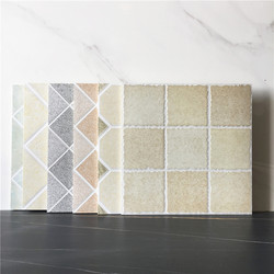 Balcony Grid Tiles Outdoor Garden Floor Tiles 300X300 Kitchen Bathroom Non-Slip Small Floor Tiles Nine-Grid Pattern