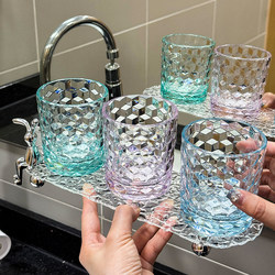 Imported Pc Toothbrush Cup for Home Use, Light Luxury Transparent Mouthwash Cup, Simple Toothbrush Cup, Thickened High-End Transparent Washing Cup