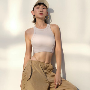 
Cabbage sports underwear for women anti-vibration high-intensity yoga suit integrated fitness bra outside running vest