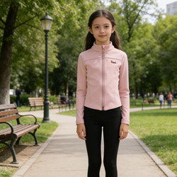 Girls' Jacket Spring and Autumn 2026 New Casual Sports Yoga Wear for Older Girls, Slim Fit, Slimming Effect, Girls' Spring Sweatshirt
