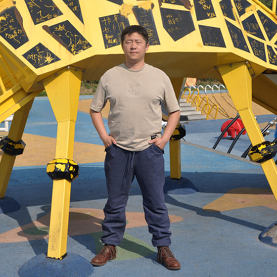 Blue denim printed cowhide improved y2 leather pants leather pants men's casual fashion versatile leg trousers
