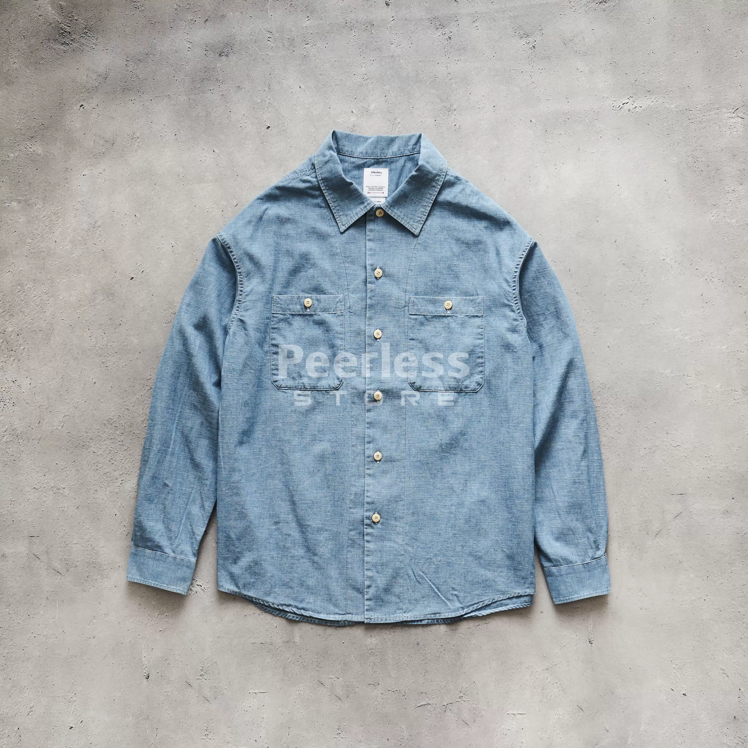 【メカルビ】Visvim CECIL SHIRT ストライプ Visvim CECIL SHIRT ストライプ オンライン セール