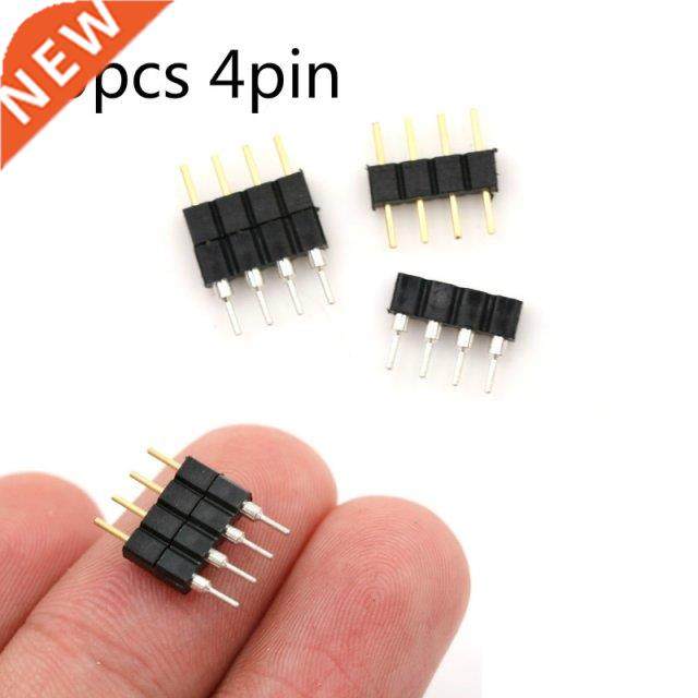 4 Pin Color Sensor 10sets/lot, 4pin RGB Connector, 4 Pin Needle, Male And Femal