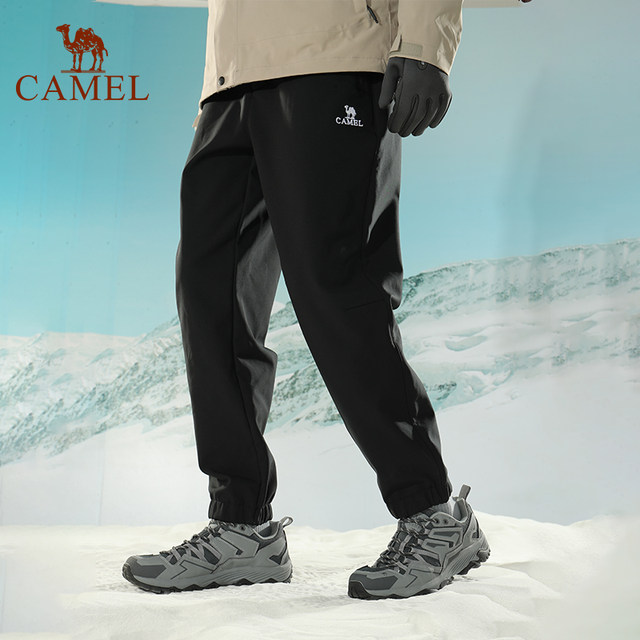Camel Outdoor Assault Soft Shell Pants Women's 2024 Autumn and Winter ...