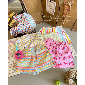 
Spring Korean children's clothing 2026 summer new parent-child animal print sweat-absorbent breathable shorts girls' five-point pants
