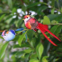 Simulated Bird Ornaments, Magpie Decorations, Fake Mountain Wall Flowers and Plants, Kindergarten Setup, Wedding Decoration Display