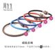 Chow Sang Sang diy transfer beads beaded hand rope leather rope bracelet about 3mm thin rope with rope couple color hand string rope