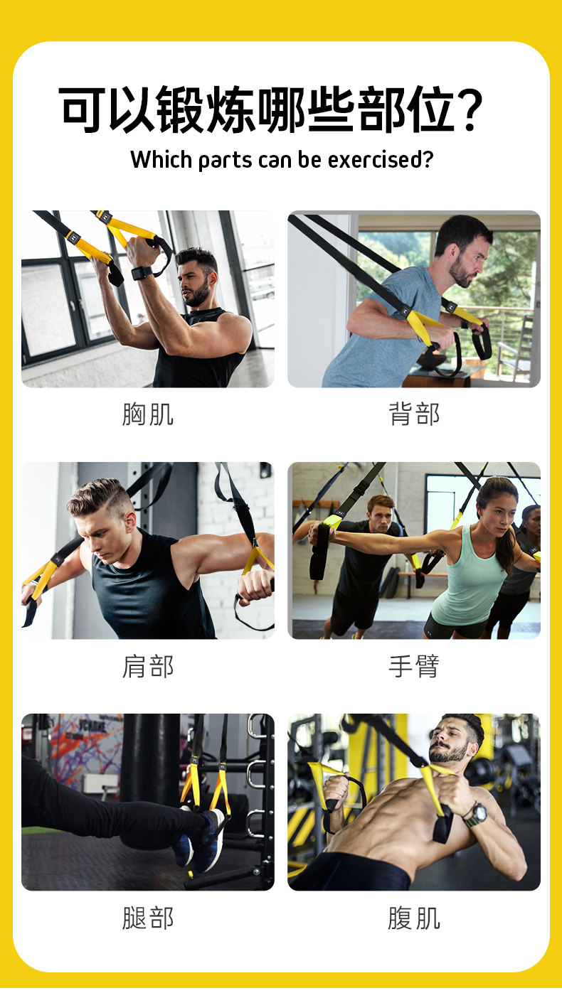 Fengyue TRX 서스펜션 트레이너 - 홈 피트니스 장비