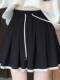 Spring and summer large size lace skirt for women fat mm300Jin [Jin equals 0.5 kg] loose and slim high waist anti-exposure A-line short skirt