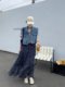 Large size 300 Jin [Jin equals 0.5 kg] High waist floral pleated chiffon skirt for women in summer design, fashionable long skirt, slim A-line skirt