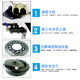 Cross -riding motorcycle drum brake modification after modification
