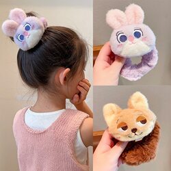 Nick Judy Cute and Adorable Children's Plush Hair Tie, Hair Clip, Bangs Clip for Girls ins Style Hairpin