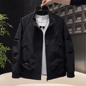 
Workwear Stand Collar Jacket Men's 2026 Spring New Fashion Brand Versatile Casual American Men's Jacket