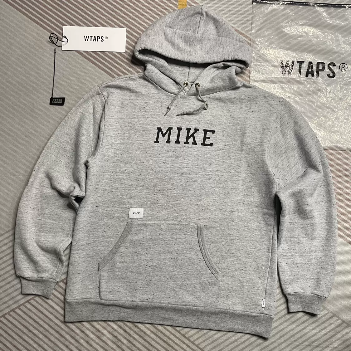 WTAPS 19SS ACADEMY COPO加绒字母印花连帽卫衣帽衫2码近新同-Taobao