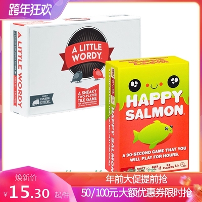 exploding kittens Happy Salmon Party Party card game