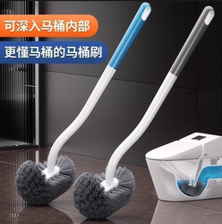 Toilet brush, bathroom dead corner, household toilet brush, long-handled wall-mounted cleaning brush, durable artifact