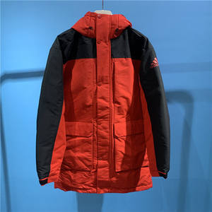 
Adidas long down jacket men's and women's autumn new sports cotton coat couple jacket GN9834